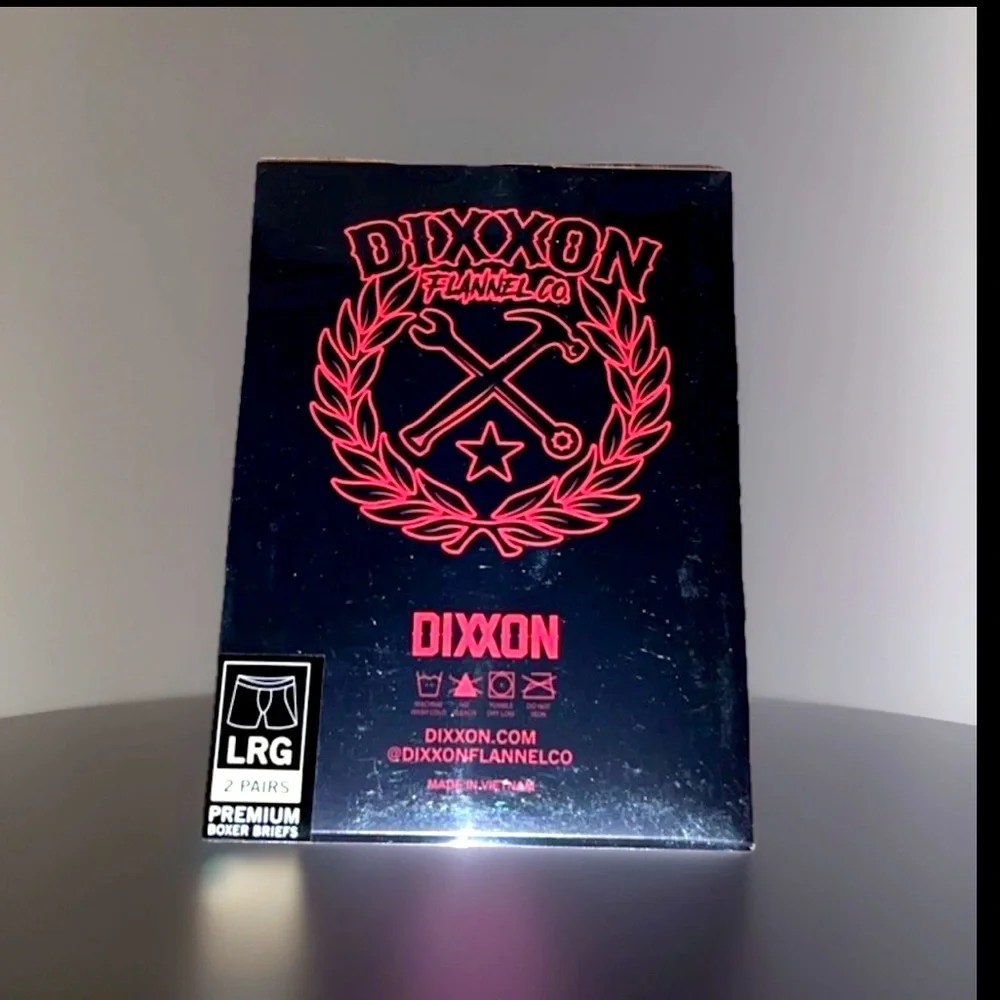 2 Pk Dixxon Boxer Briefs 4 Insane Comfort 4 Way Stretch Keyhole Mid Rise Cotton - Picture 3 of 15